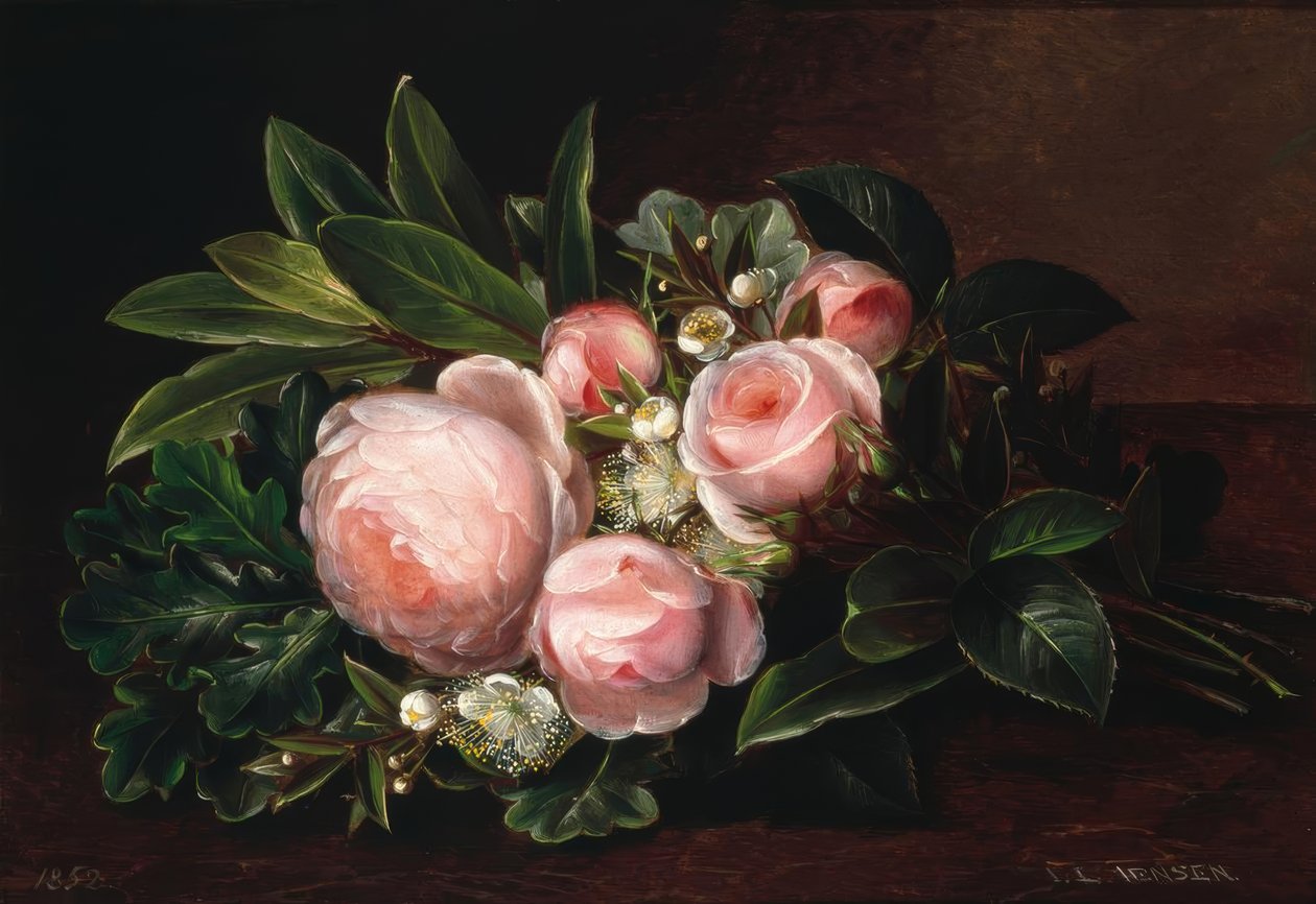 J.L.Jensen, Rosenstillleben av Johan Laurentz Jensen