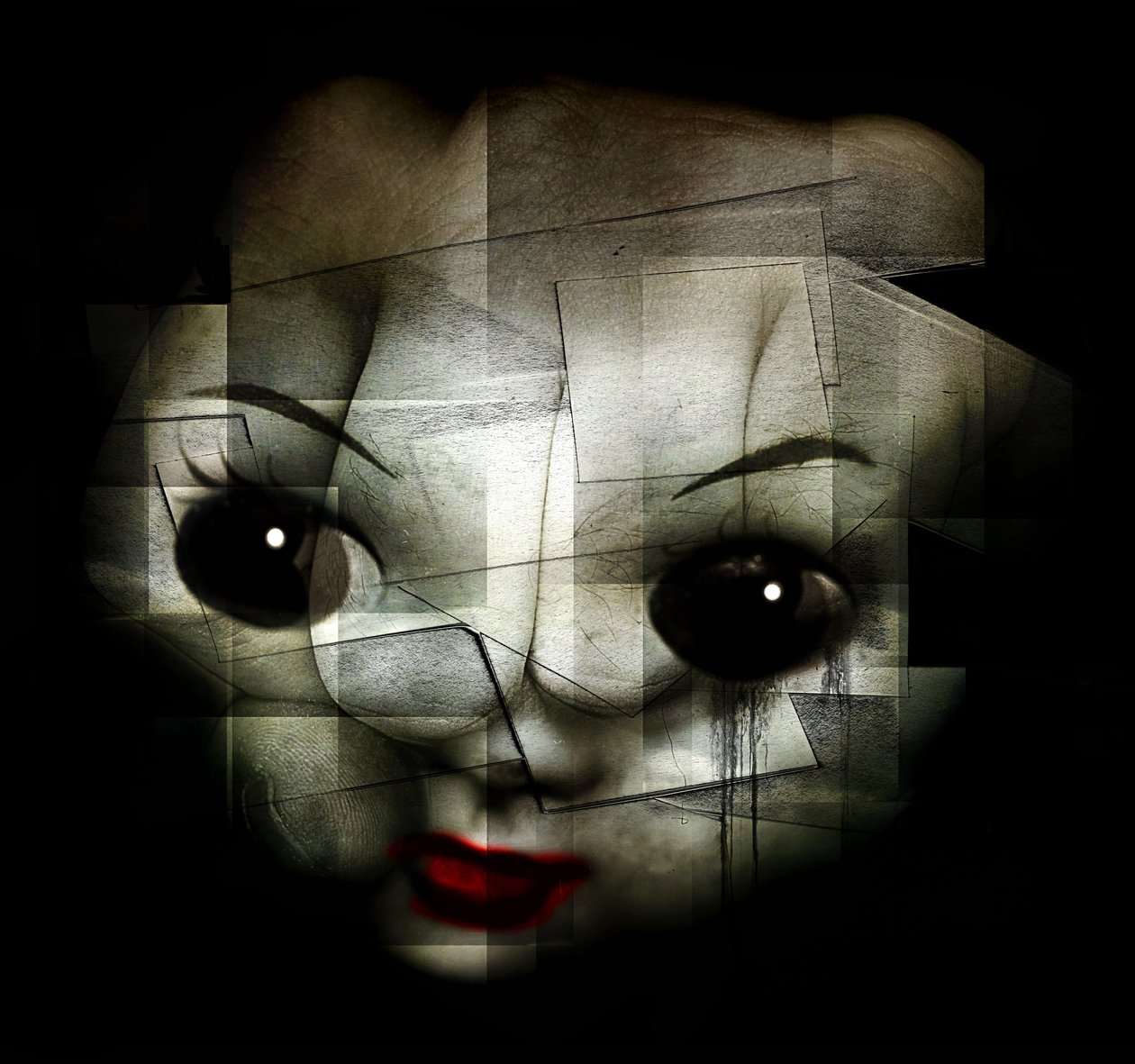 Kill the clown, 2013 (fotomanipulation) av Johan Lilja