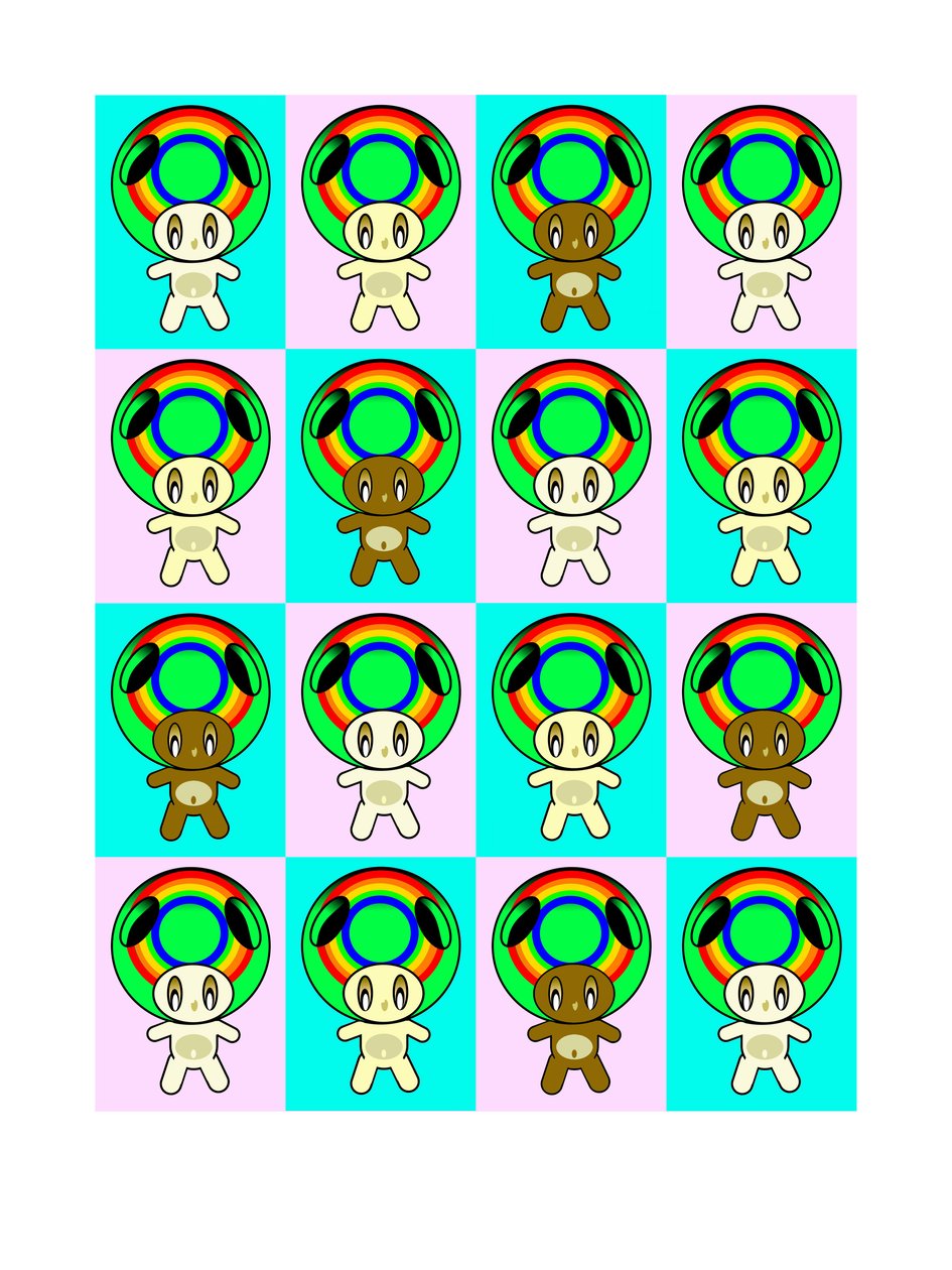 Rainbow children, 2014 (digital konst) av Johan Lilja