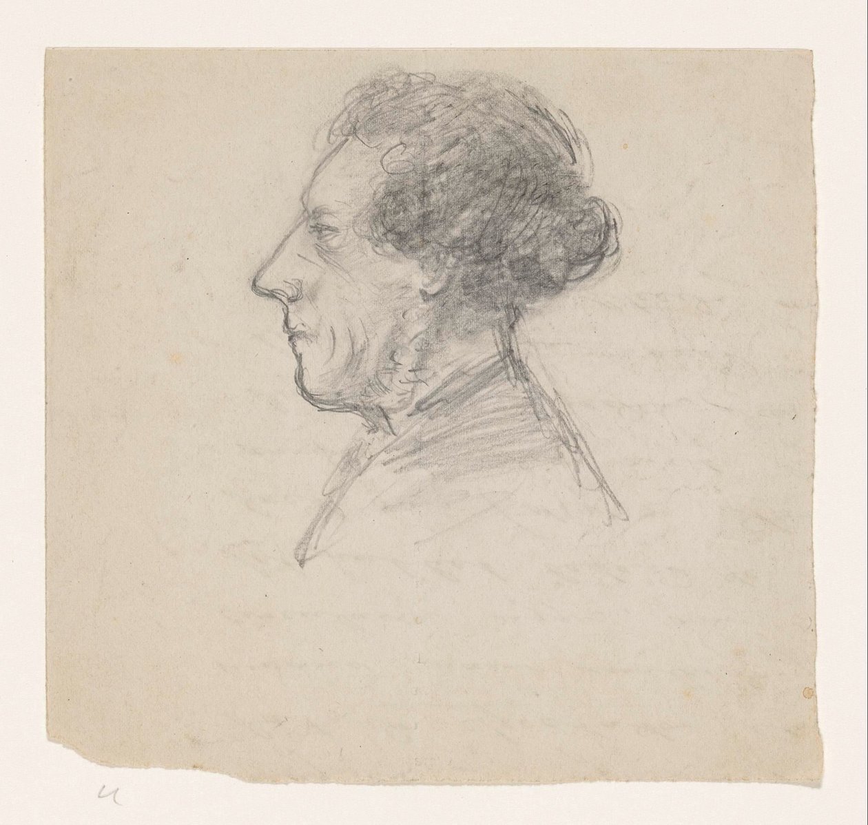 Porträtt av okänd av Johan Michaël Schmidt Crans