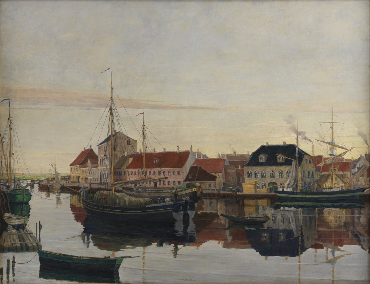 Randers hamn av Johan Rohde