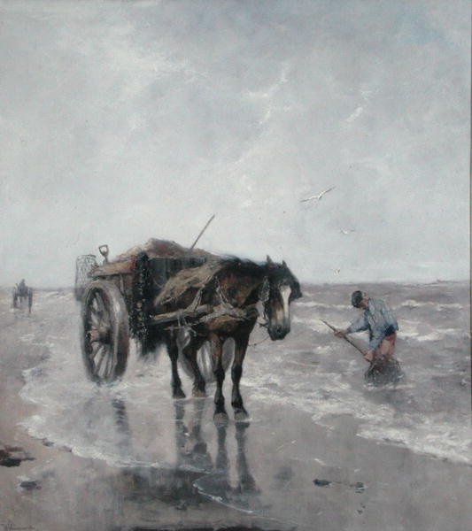 Sea Breezes (olja på duk) av Johan Scherrewitz