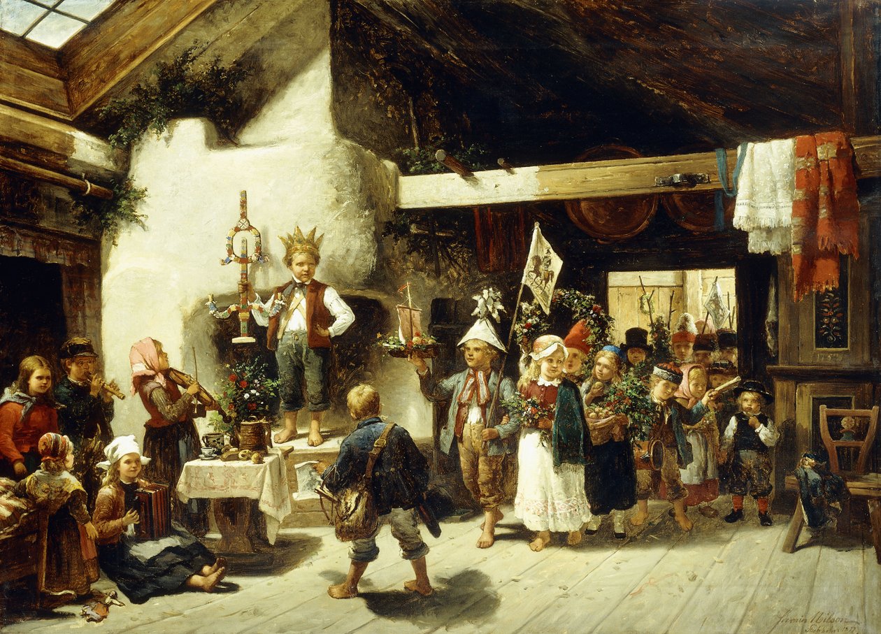 En speciell högtid, 1877 av Johan Severin Nilson