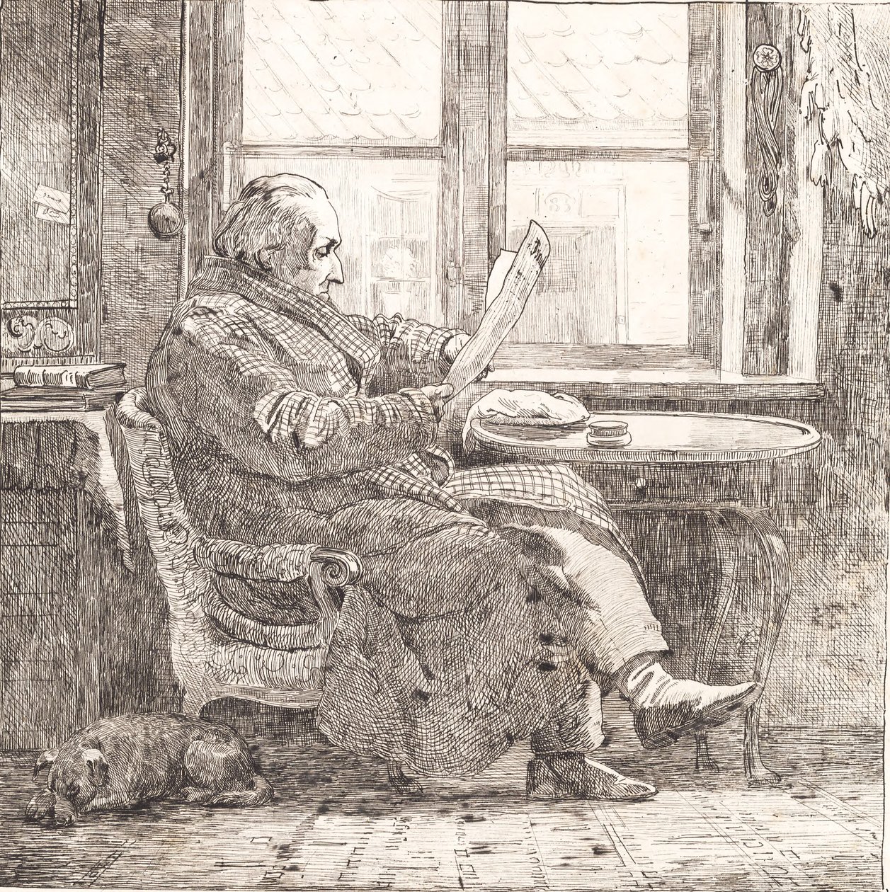 Domare Emanuel Bonnevie av Johan Thomas Lundbye