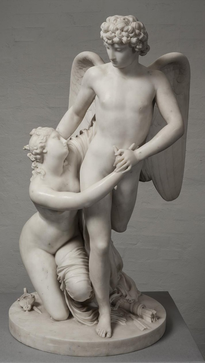Amor och Psyche av Johan Tobias Sergel