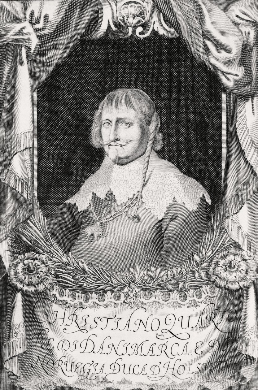 Christian IV av Danmark av Johann Alexander Boener
