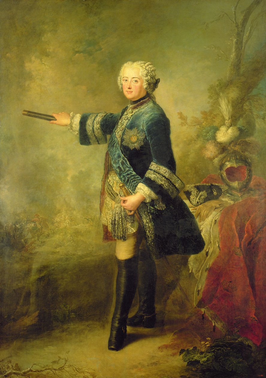 Stanislas II August Poniatowski av Johann Baptist Edler von Lampi