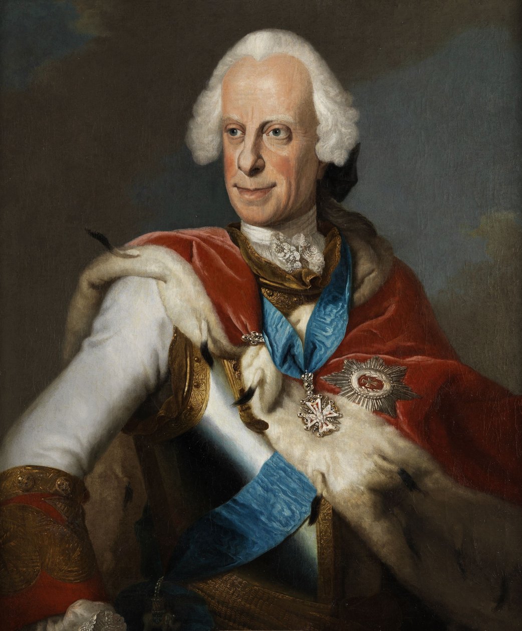 Porträtt av Landgrave Ludwig VIII av Johann Christian Fiedler