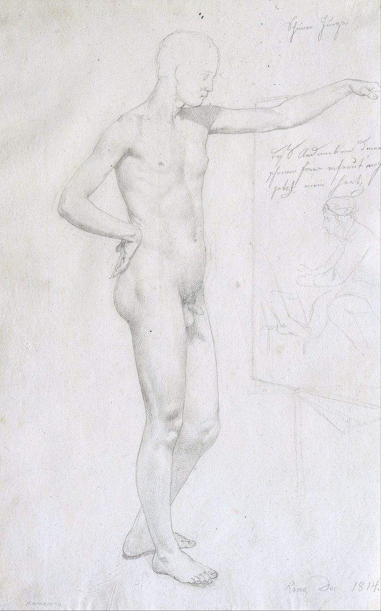 Stilig pojke av Johann Evangelist Scheffer von Leonhartshof