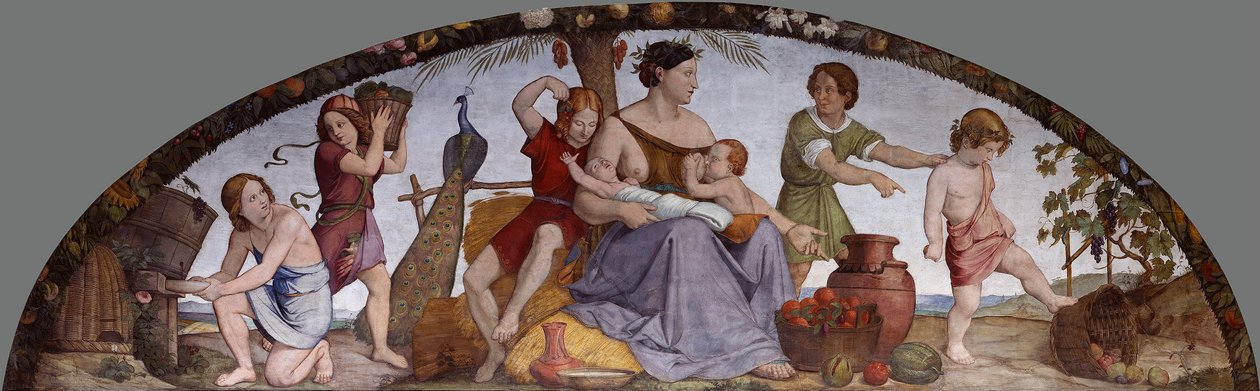 Joseph wird von seinen Brüdern verkauft (Casa Bartholdy in Rom) av Friedrich Overbeck