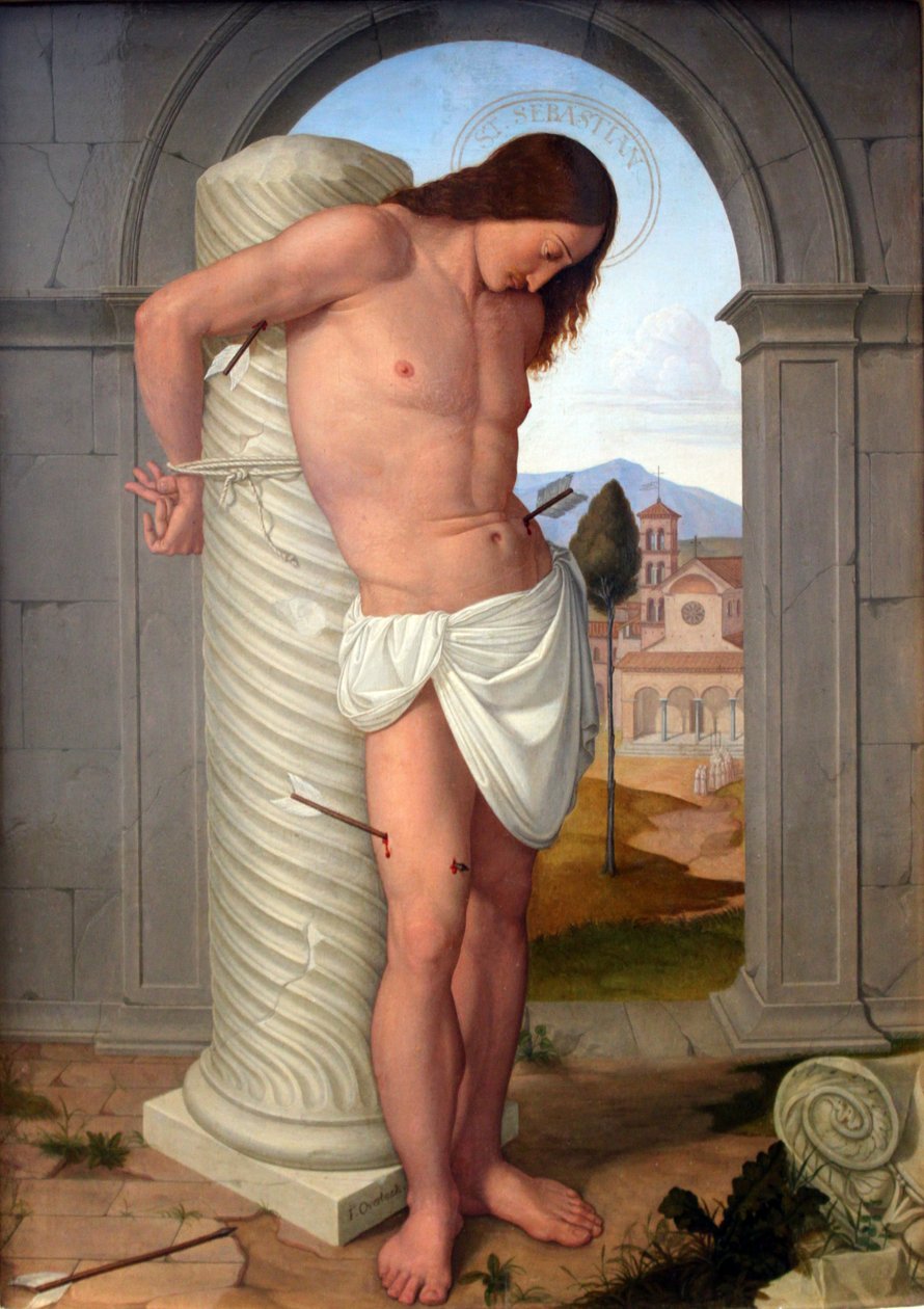 Sankt Sebastian av Johann Friedrich Overbeck