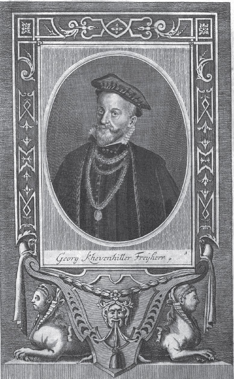 Porträt Georg von Kevenhüller av Johann Friedrich Rosbach