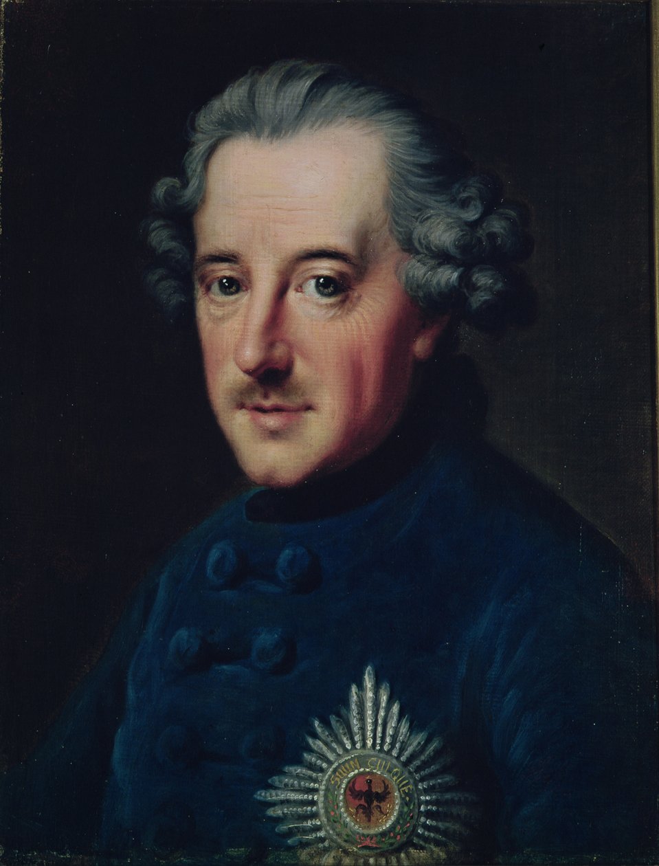 Frederick II Mkuu (1712-86) swed av Johann Georg Ziesenis