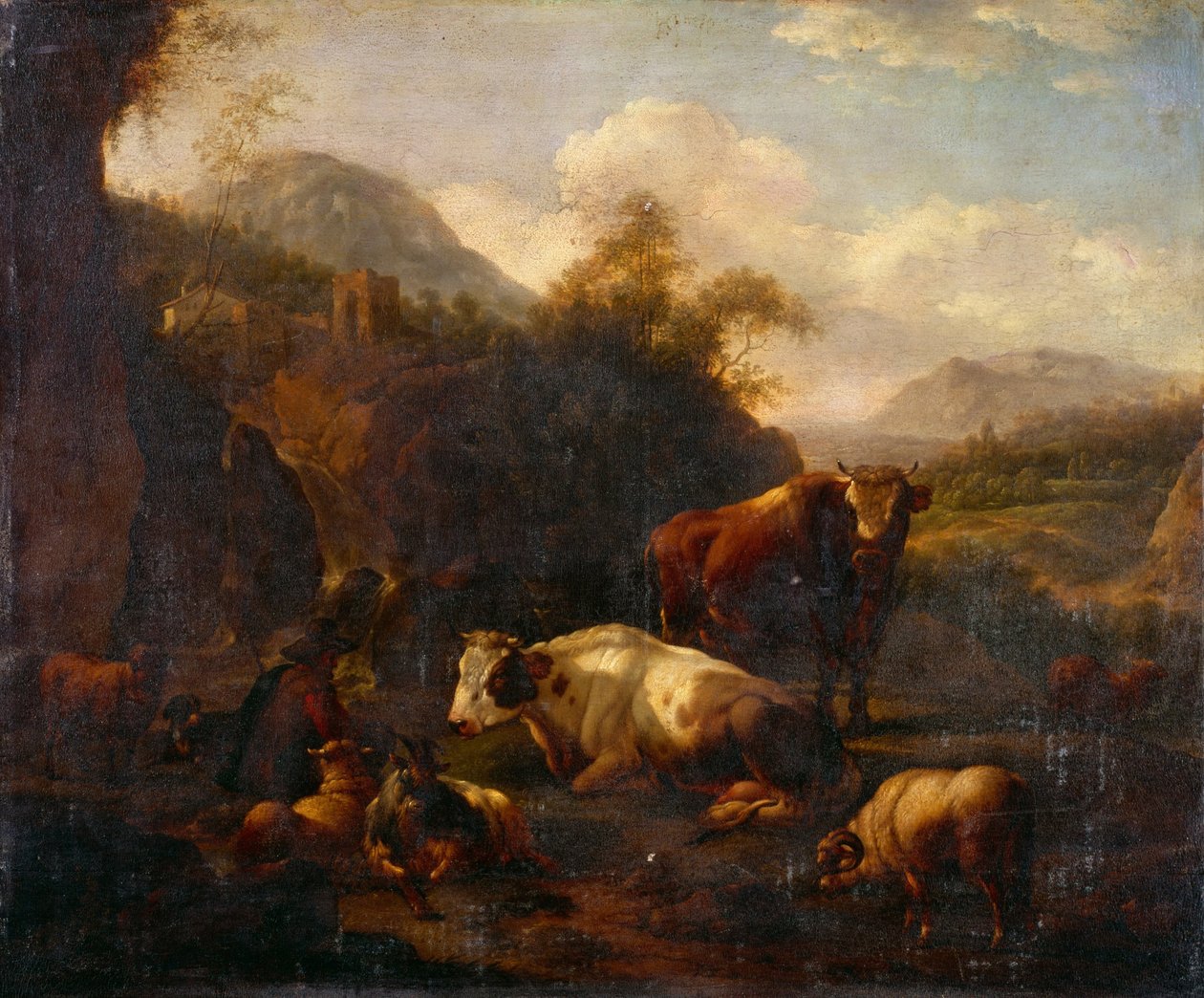 Landscape av Johann Heinrich Roos