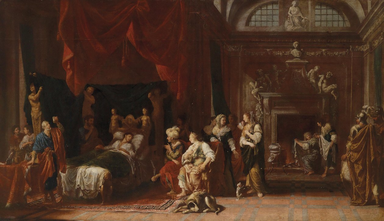 Antiochus und Stratonike av Johann Heiss