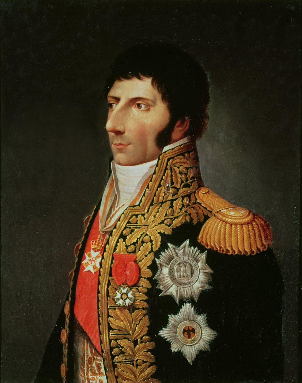 Porträtt av marskalk Charles Jean Bernadotte (1763-1844) 1805 av Johann Jacob de Lose