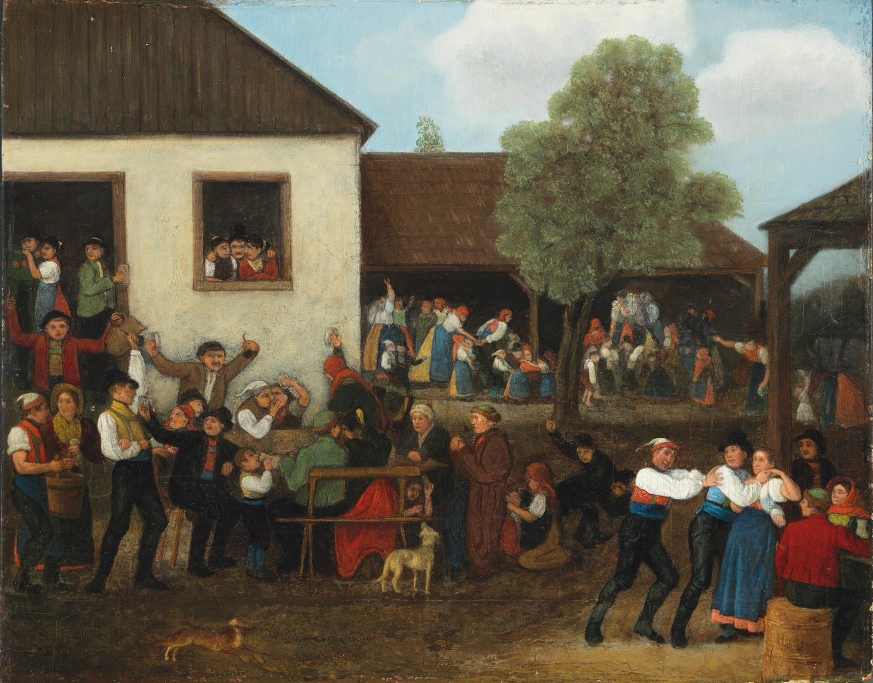 Patronatsmässa på landet av Johann Michael Neder