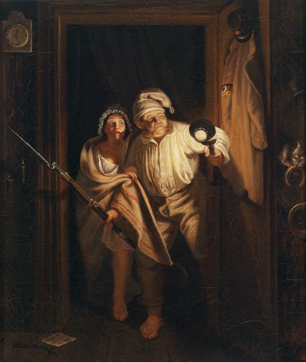 Die gestörte Nachtruhe av Johann Peter Hasenclever