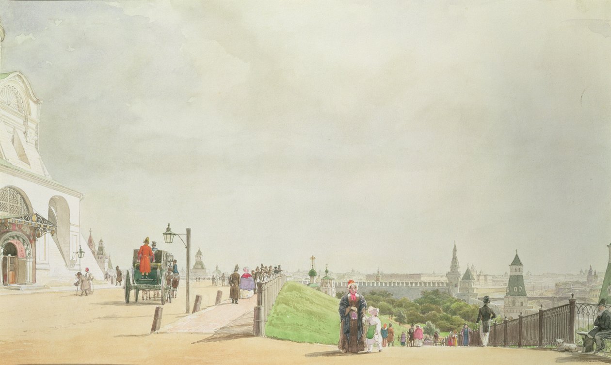 Kreml, Moskva, 1839 av Johann Philipp Eduard Gartner