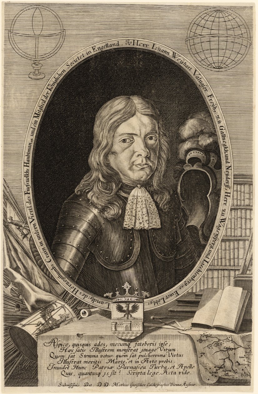 Self-portrait av Johann Weikhard von Valvasor