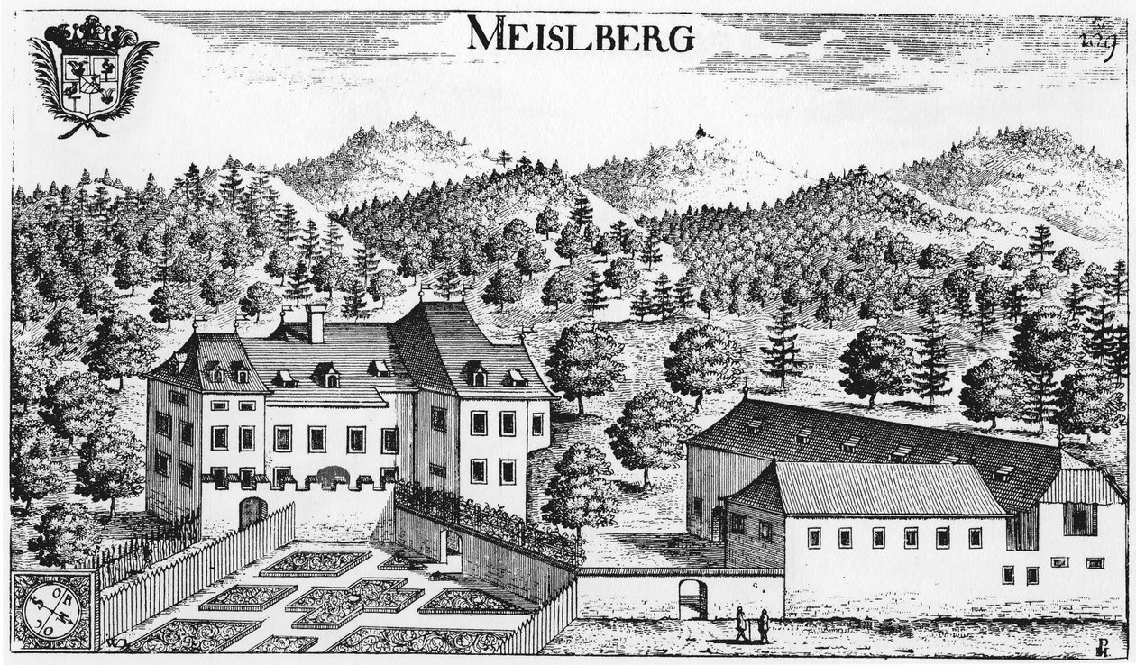 Slott Meiselberg i Maria Saal / Kärnten / Österrike / Europeiska unionen av Johann Weikhard von Valvasor