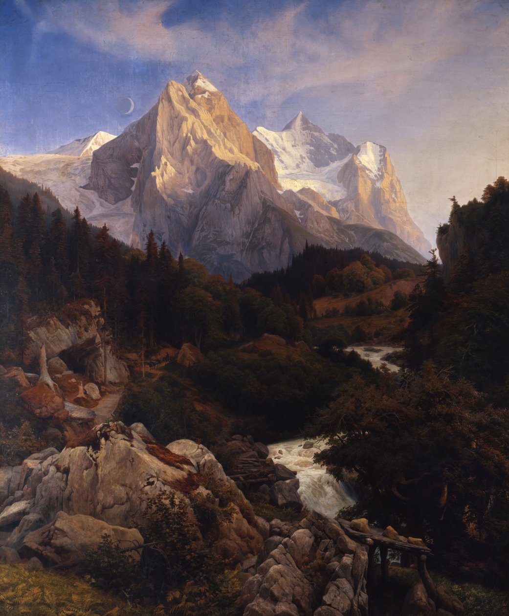 Wetterhorn av Johann Wilhelm Schirmer
