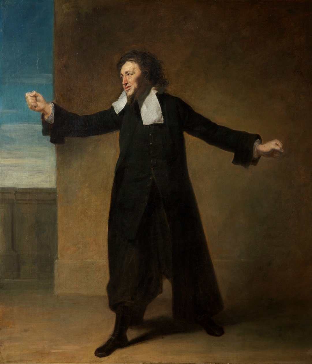 Charles Macklin som Shylock i Shakespeares "Köpmannen i Venedig", Covent Garden, ca 1768 av Johan Joseph Zoffany
