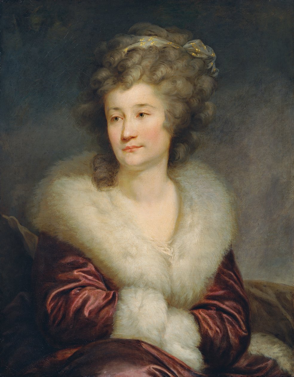Gräfin Nicolai, geb. Potocka av Johann Baptist Lampi d. Ä.