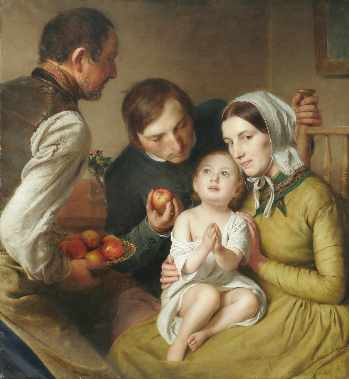 Lära sig att fråga (Reiter familj) av Johann Baptist Reiter