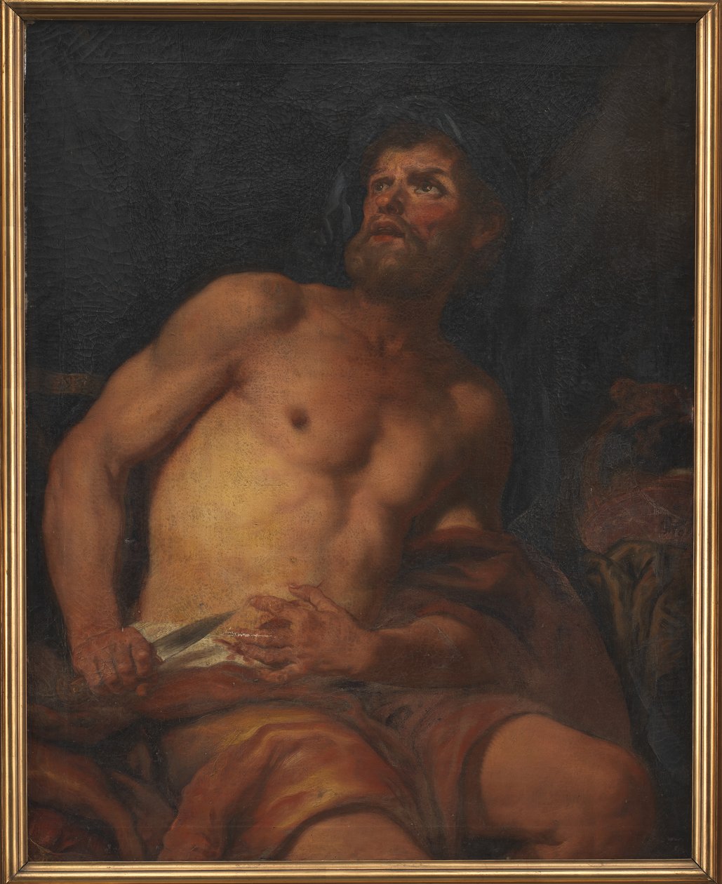 Cato den yngres död av Johann Carl Loth