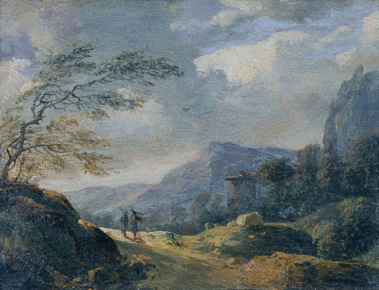 Litet bergslandskap av Johann Christian Brand