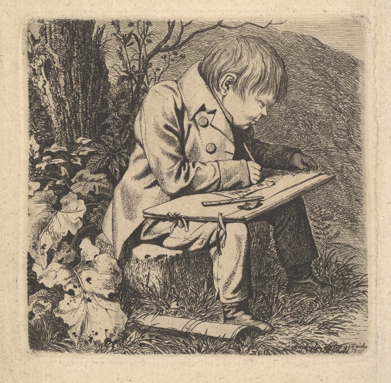 Konstnären Hoffman, 1815. av Johann Christian Erhard