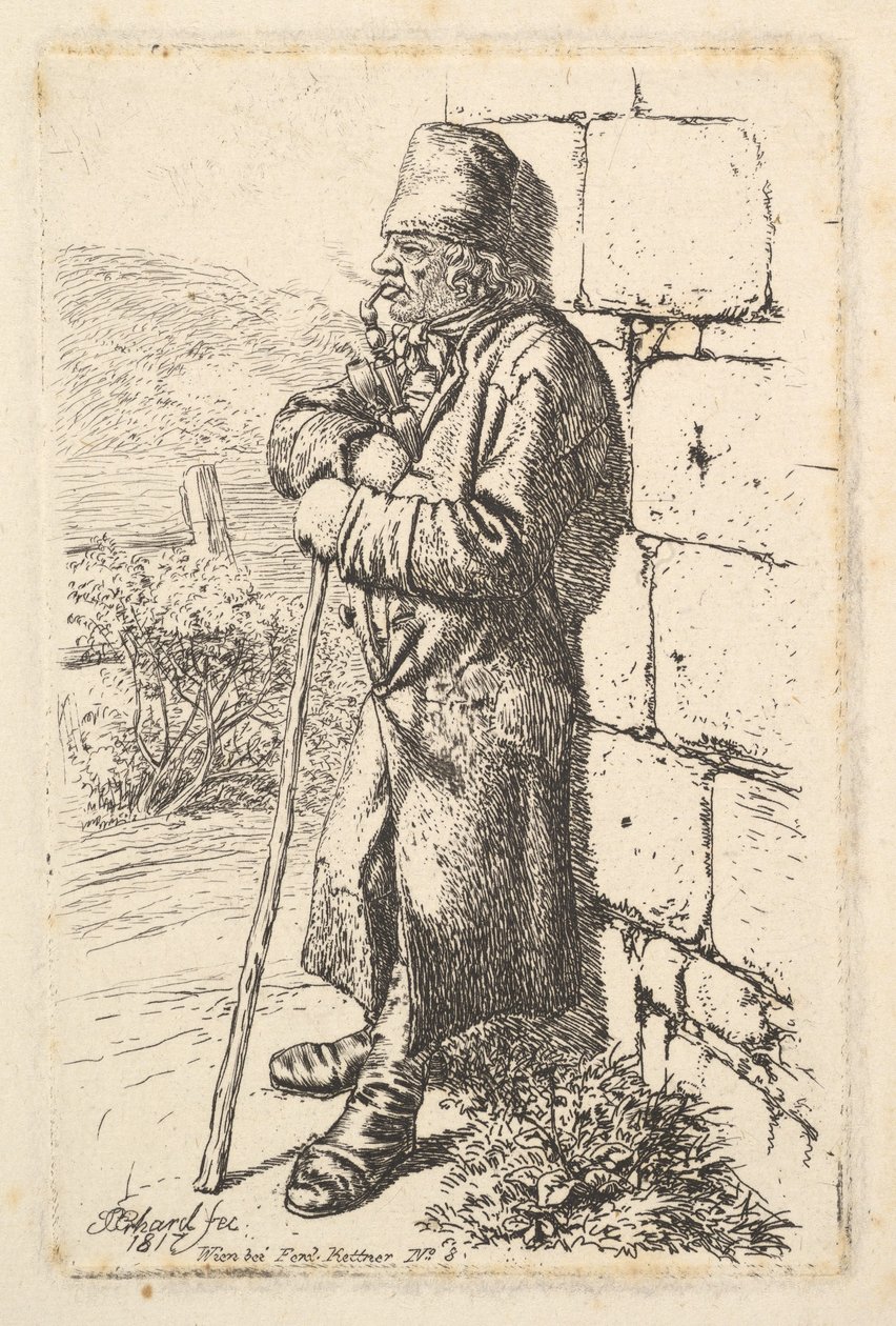 Tobaksrökaren, 1817. av Johann Christian Erhard