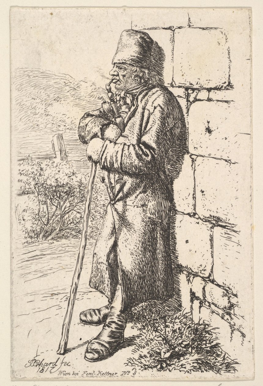 Tobaksrökaren, 1817. av Johann Christian Erhard
