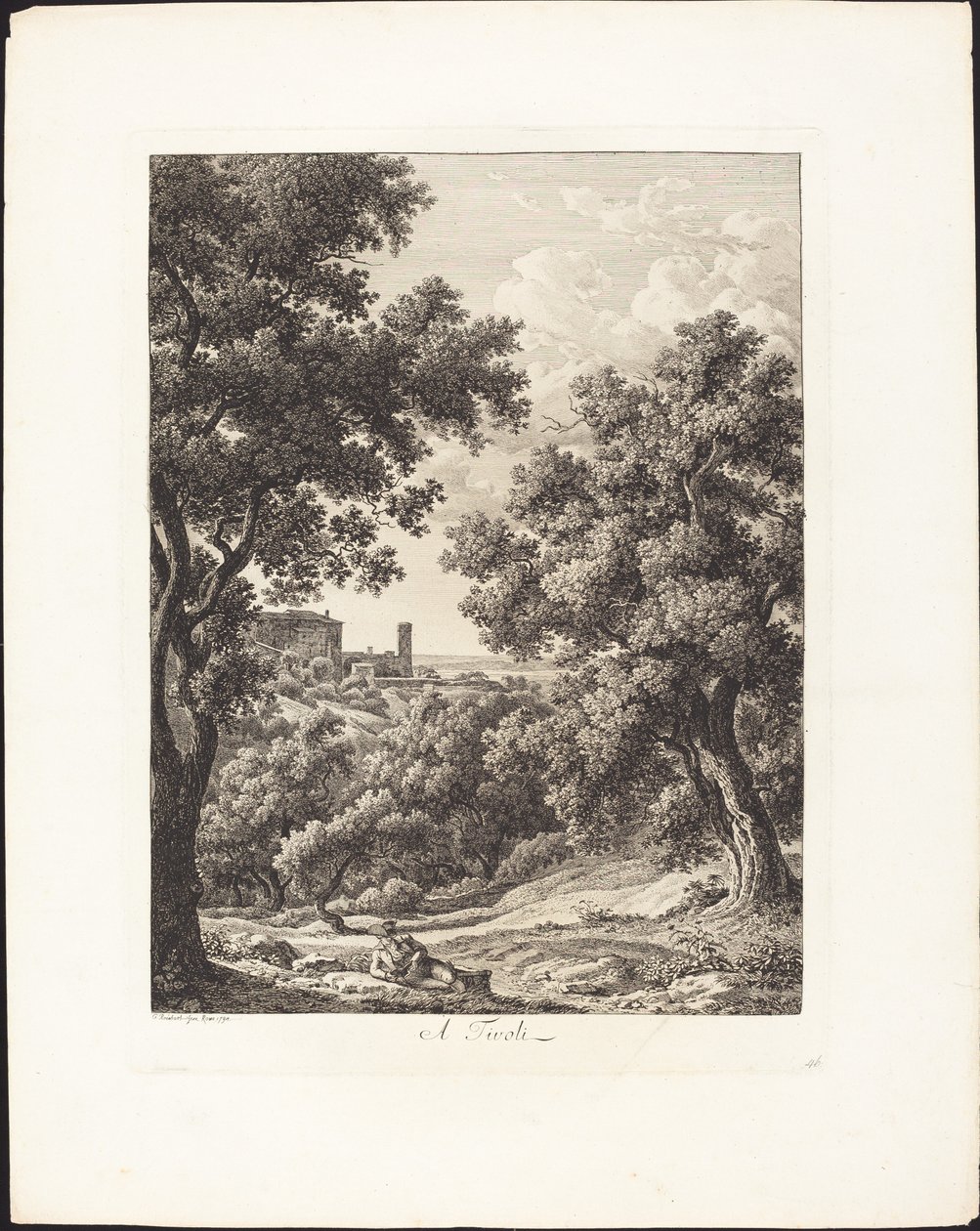 Och Tivoli av Johann Christian Reinhart