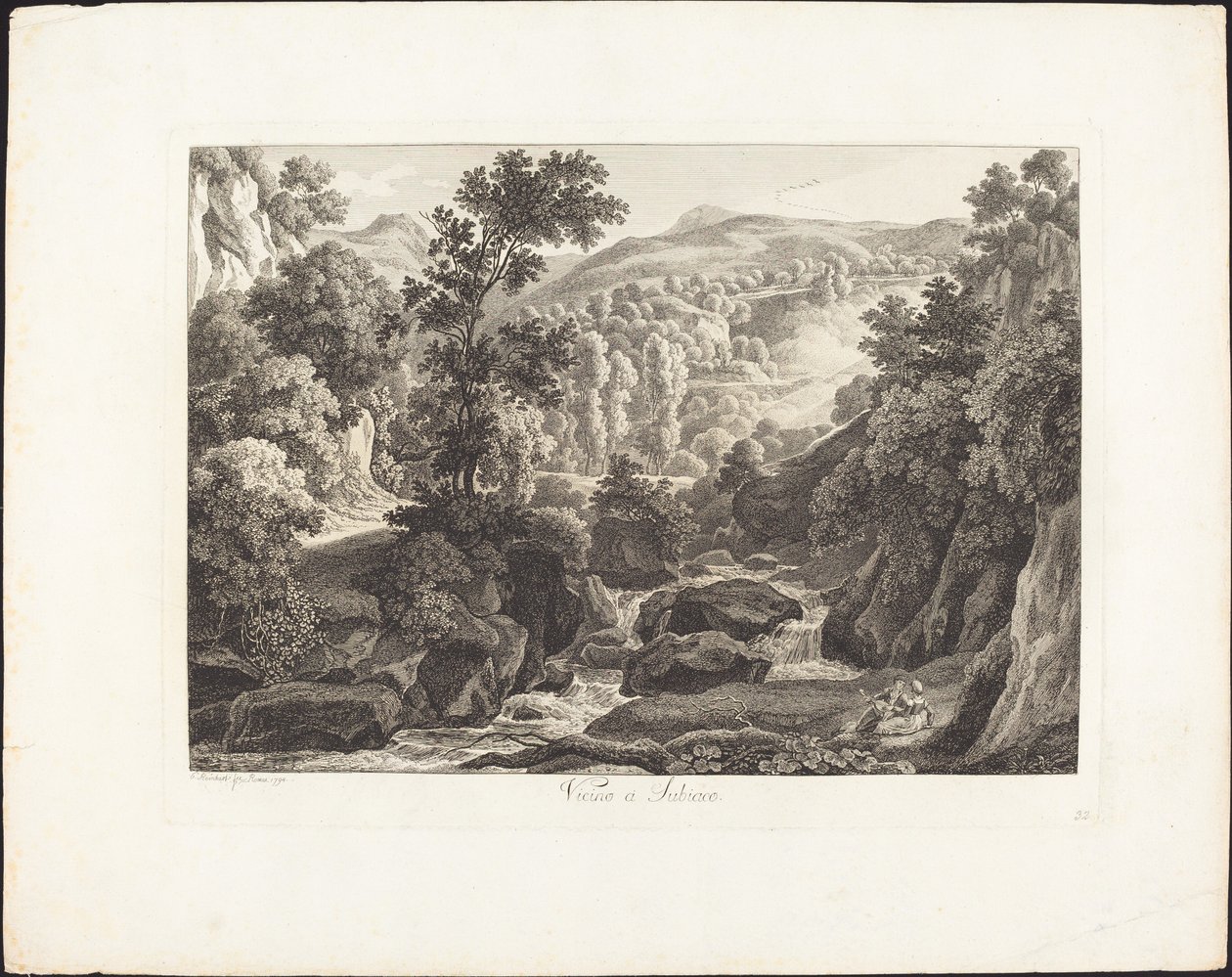 Nära Subiaco av Johann Christian Reinhart