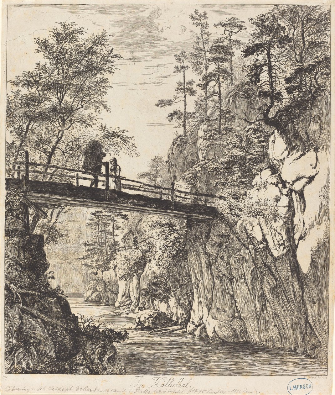 Im Höllenthal (I Höllendalen) av Johann Christoph Erhard