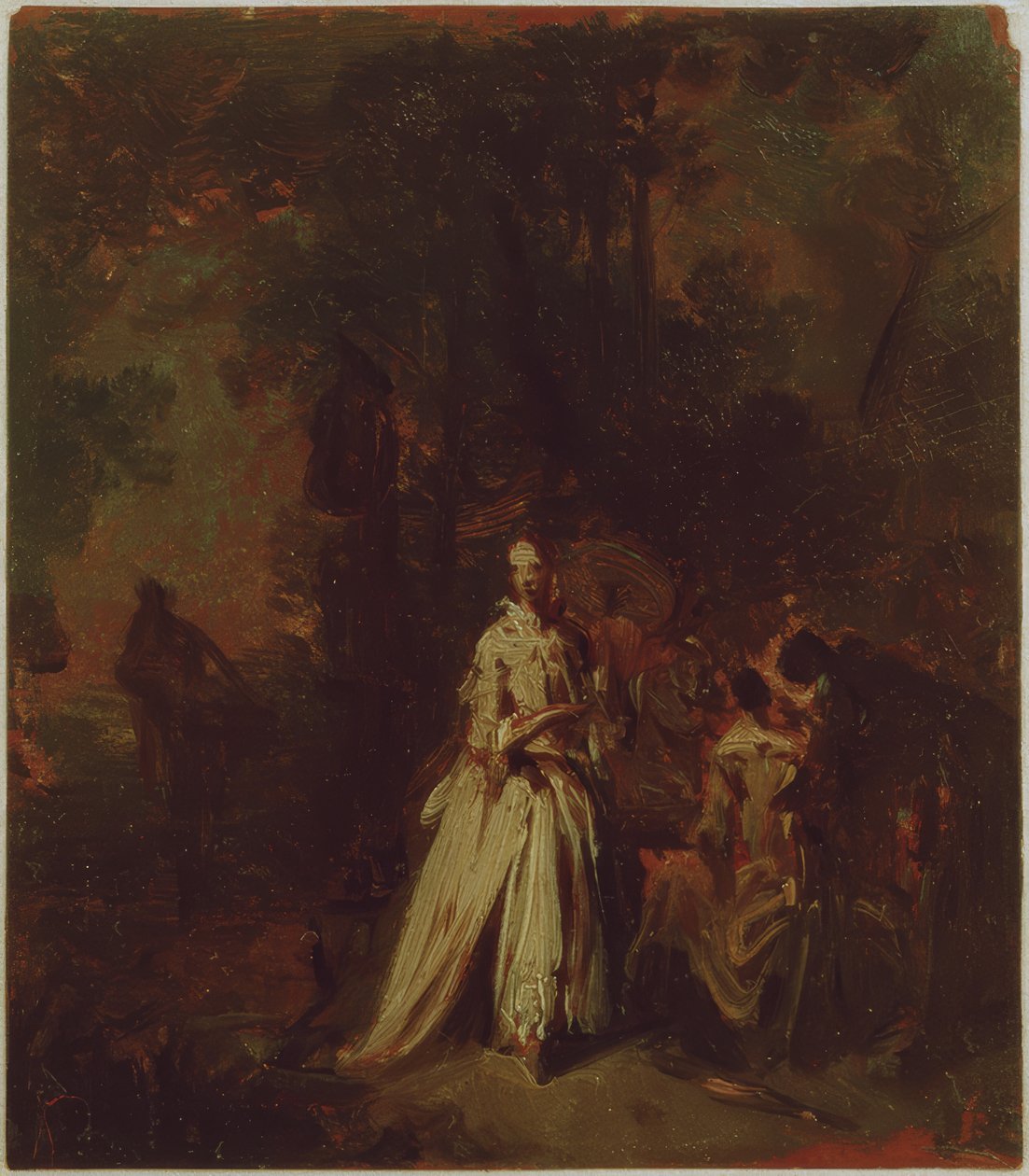 Samhälle i trädgården av Johann Conrad Seekatz