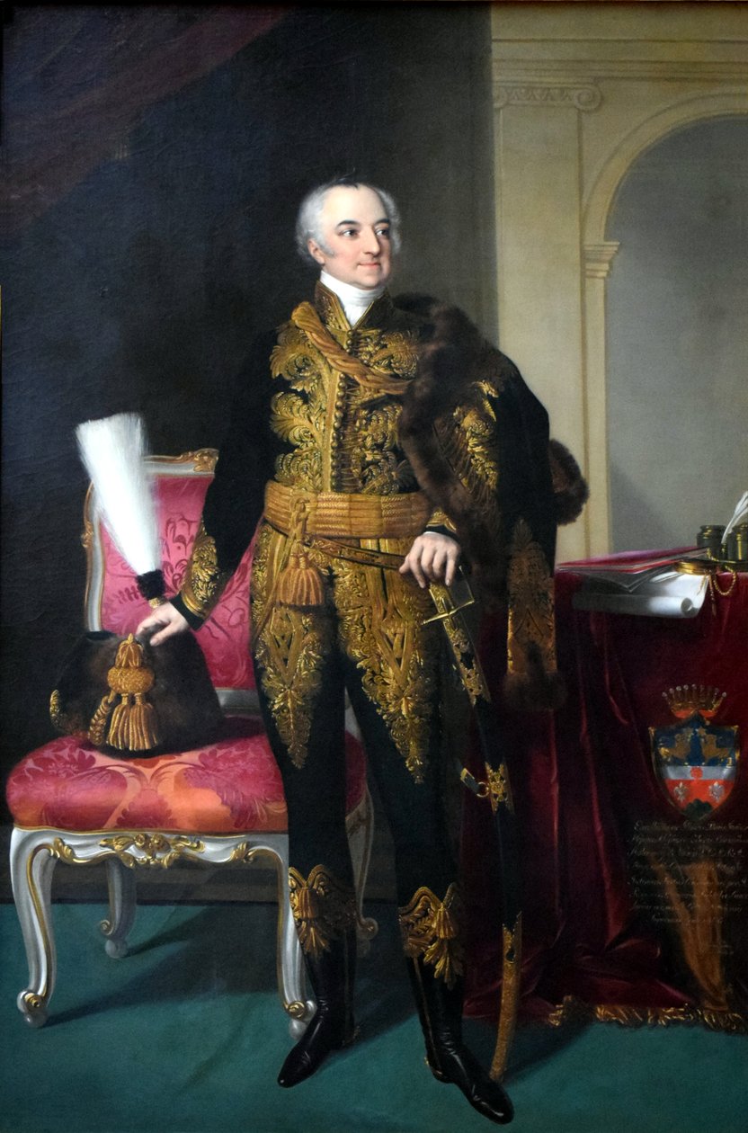 Porträtt av baron János Malonyay av Johann Ender