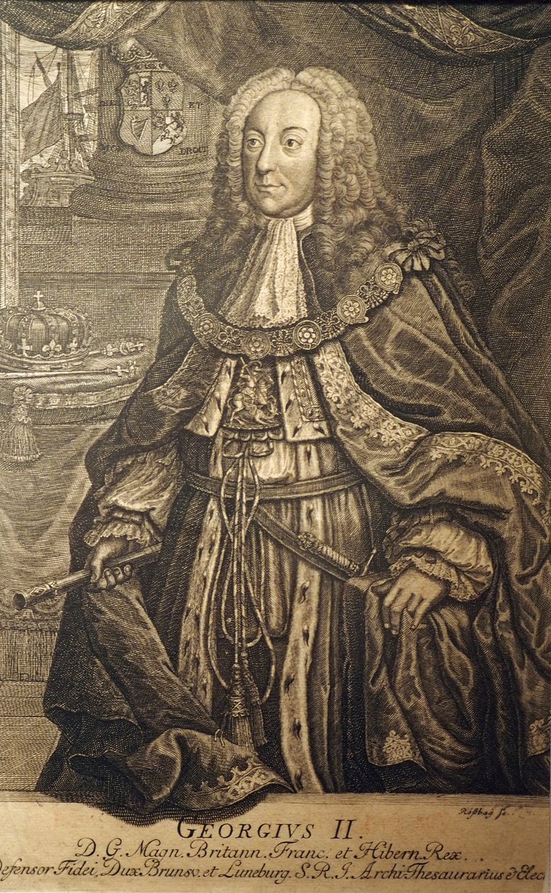 George II (Storbritannien) Rosbach@Residenzmuseum Celle20160708 av Johann Friedrich Rosbach