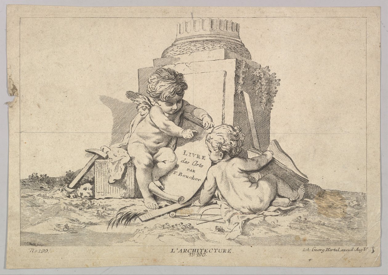 Arkitektur, 1700-talet. av Johann Georg Hertel