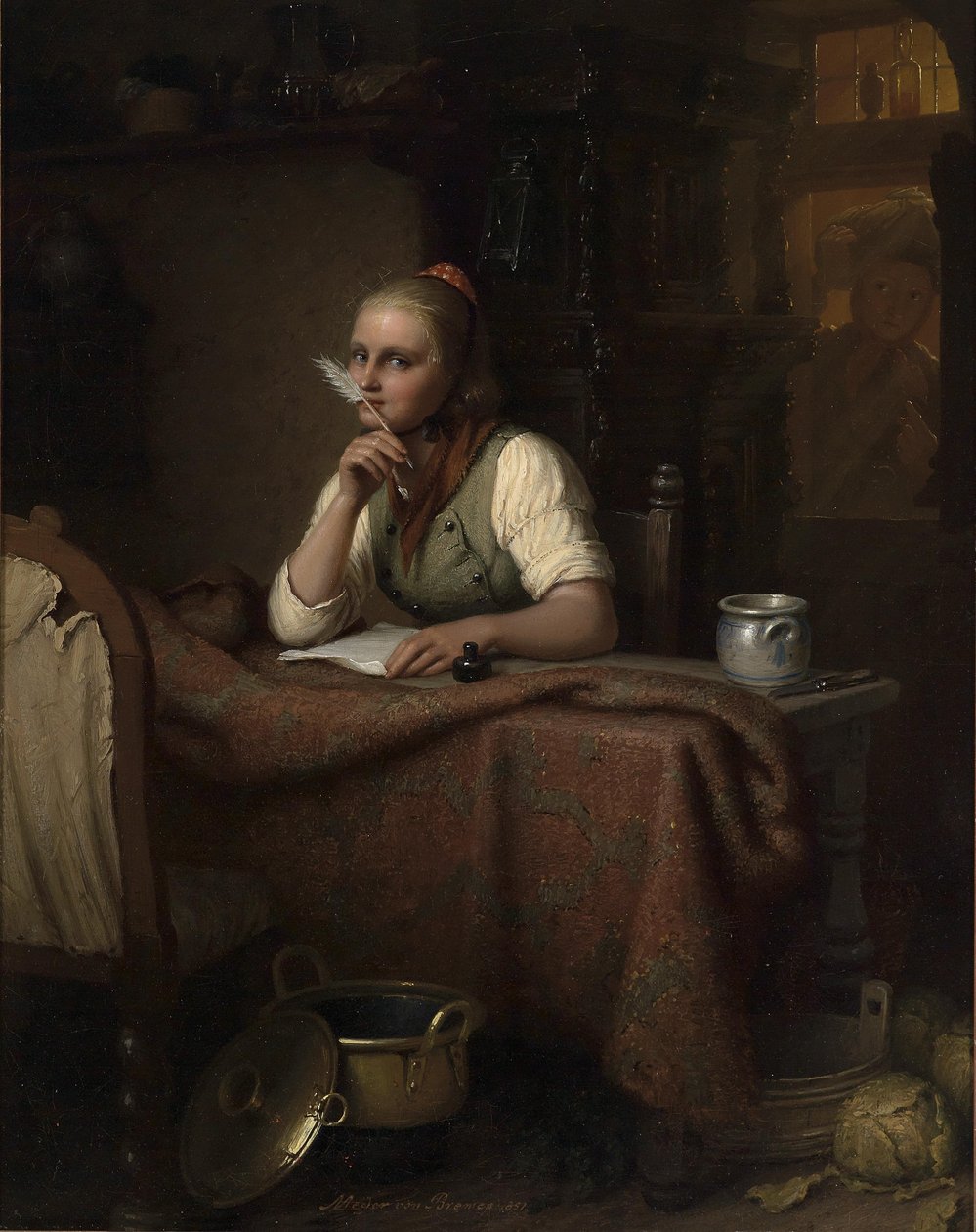 Brevet av Johann Georg Meyer