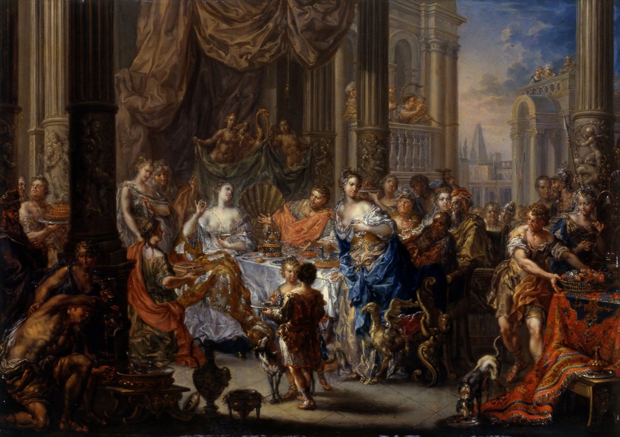 Kleopatras fest av Johann Georg Platzer
