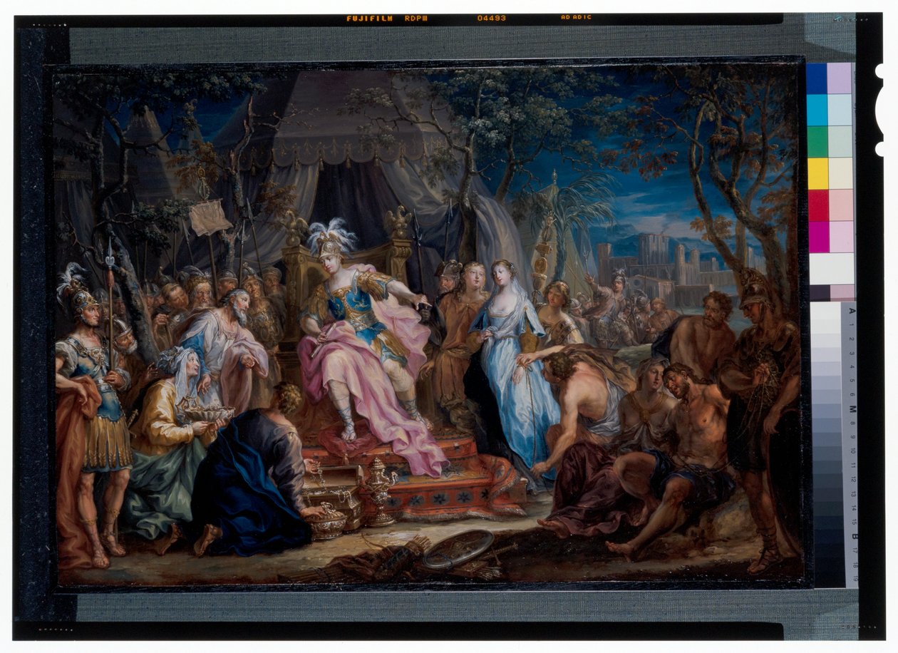 Scipios avhållsamhet av Johann Georg Platzer