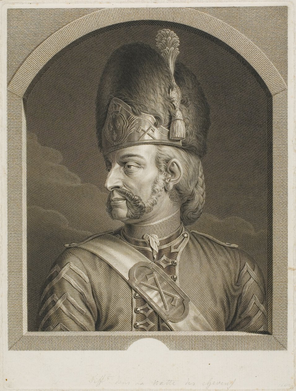 Sapper av schweiziska gardet av Johann Georg Wille