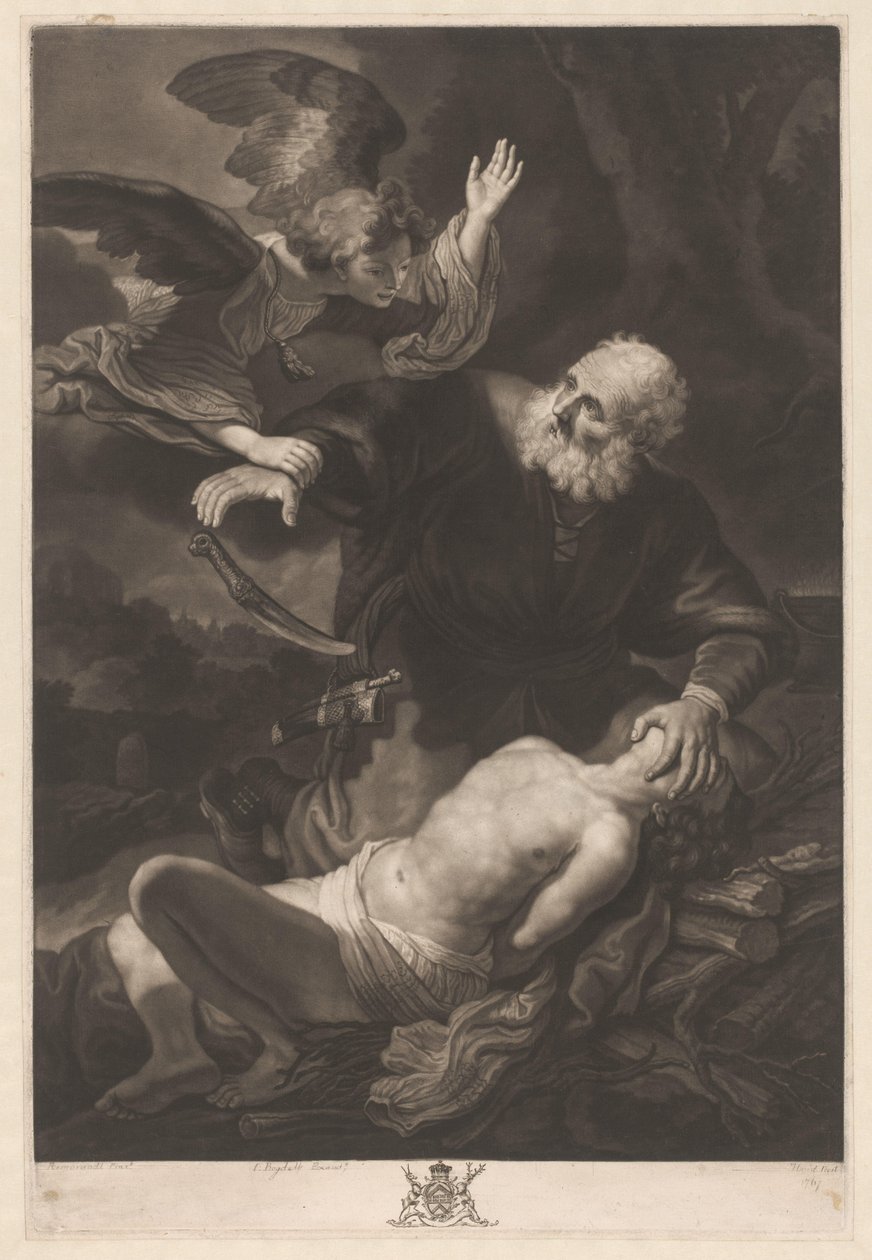 Abrahams offer av Johann Gottfried Haid