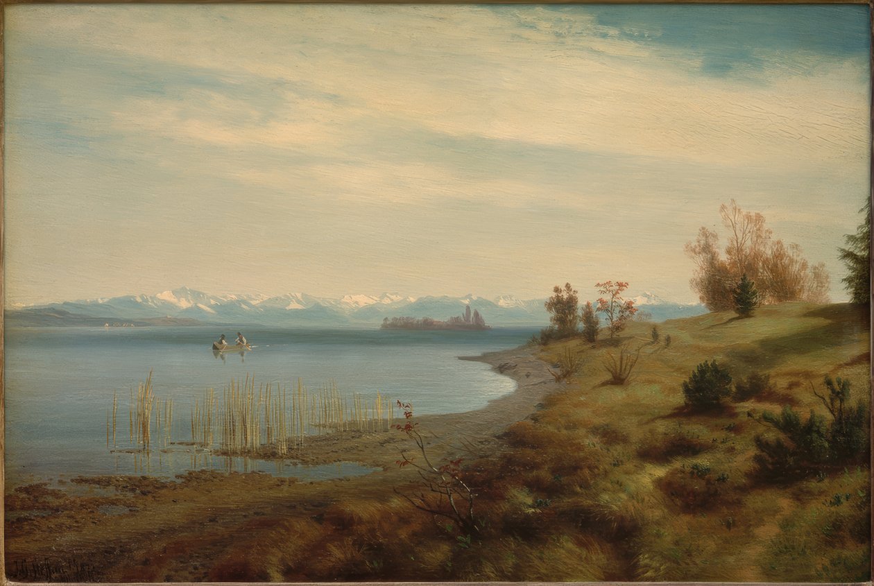 Vorfrühling am Starnberger See av Johann Gottfried Steffan