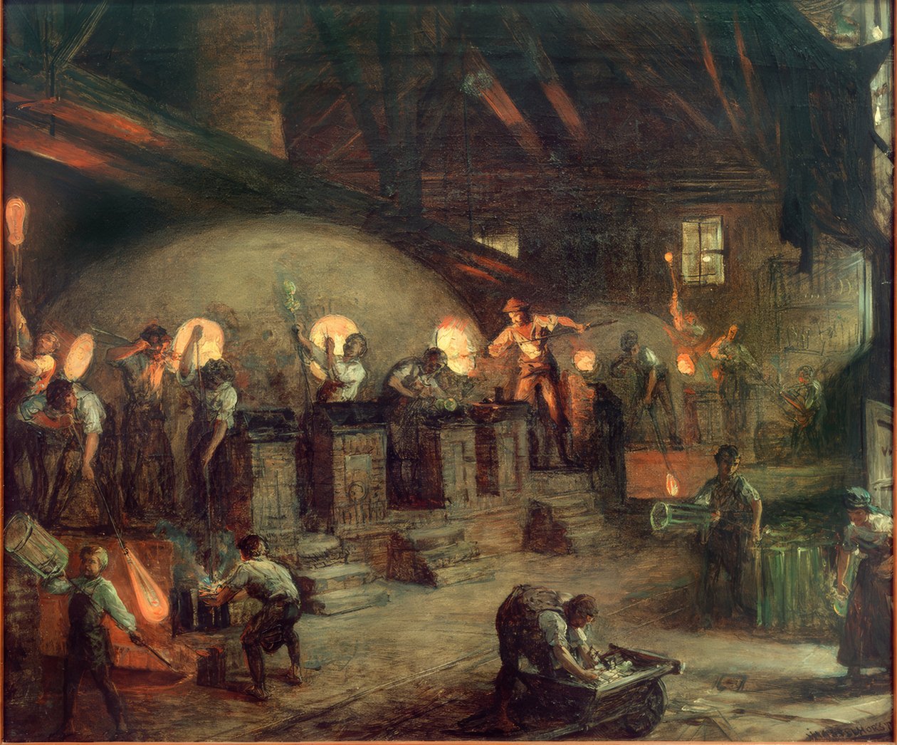 Glasbruk i Hessen av Johann Heinrich Hasselhorst