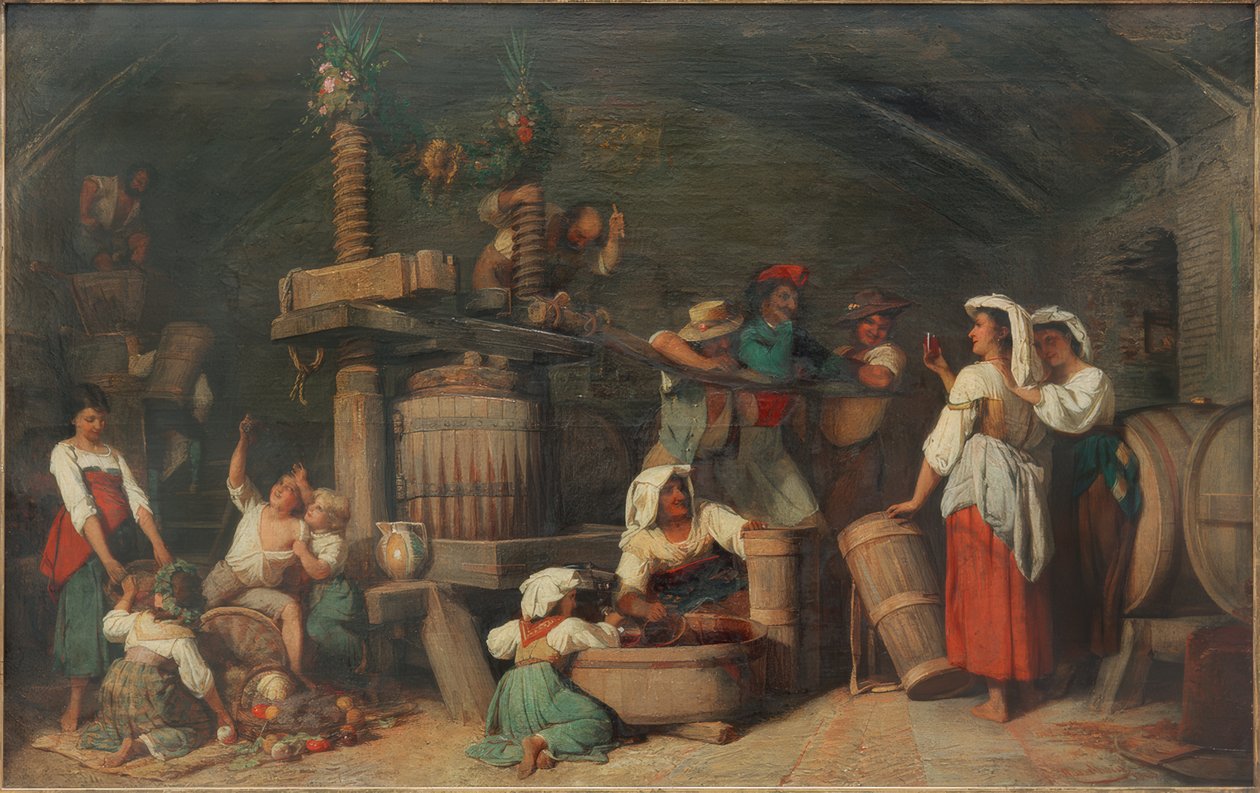 Romersk vinpress av Johann Heinrich Hasselhorst
