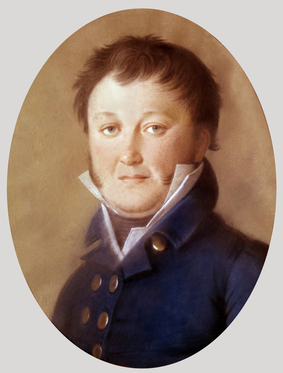 Porträtt av Louis Constant Wairy av Johann Heinrich Schmidt